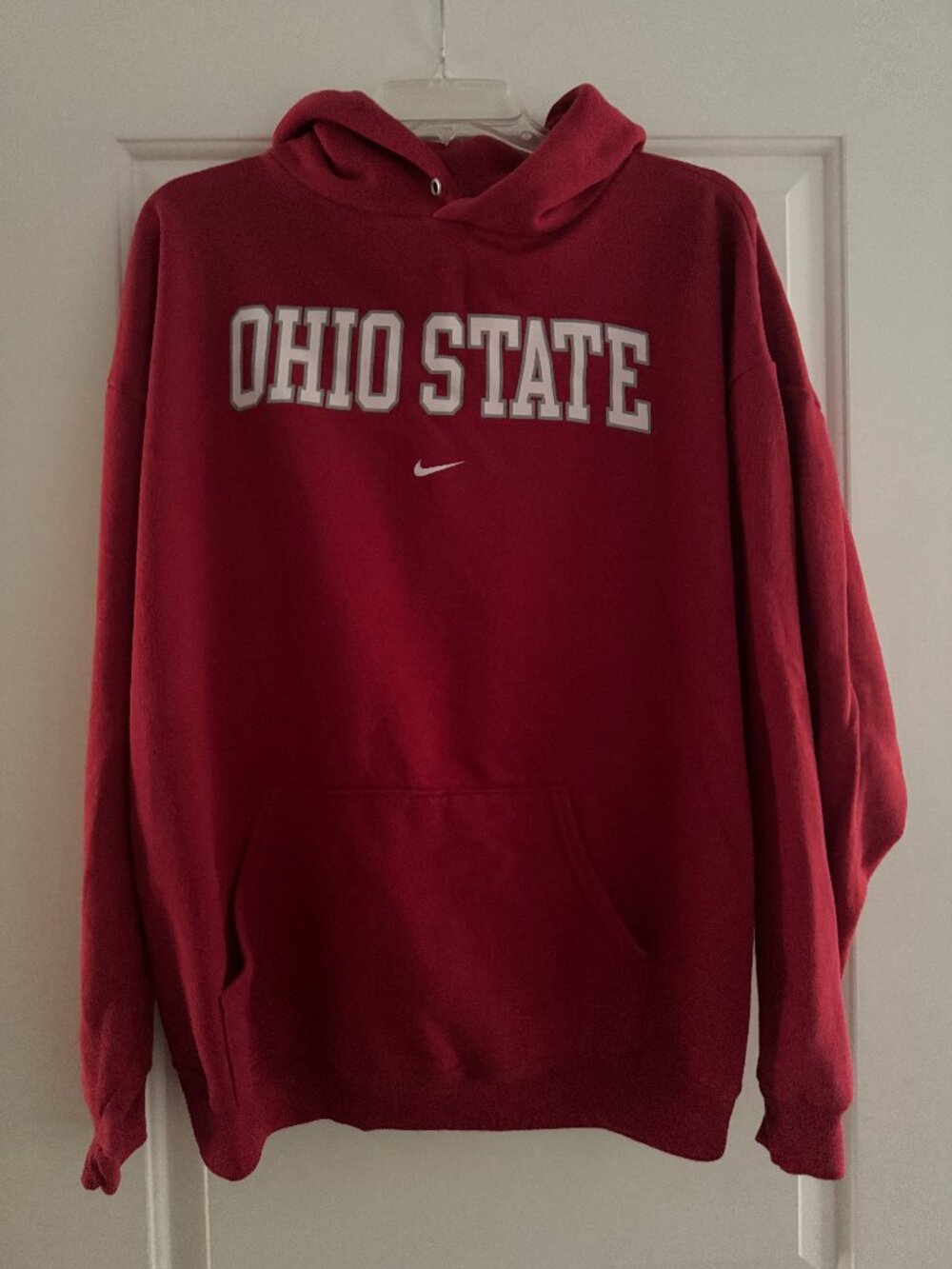Men's Nike Ohio State Sweatshirt Hoodie  Size Large Red